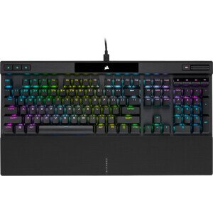 CORSAIR K70 RGB PRO - Cherry MX Red/Drátová USB/US layout/Černá