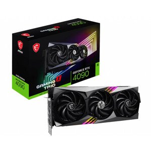 MSI VGA NVIDIA GeForce RTX 4090 GAMING X TRIO 24G, 24G GDDR6X, 3xDP, 1xHDMI