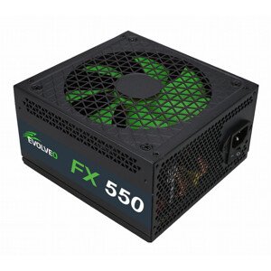 EVOLVEO FX 550, zdroj 550W ATX, 14cm, tichý, 80+, bulk