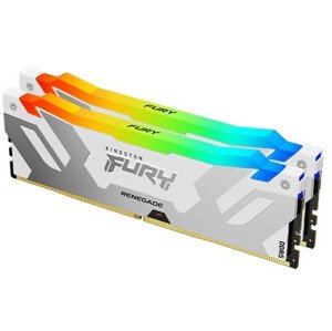 KINGSTON DIMM DDR5 32GB (Kit of 2) 6000MT/s CL32 FURY Renegade Bílá RGB XMP