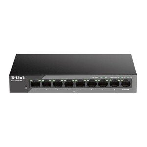 D-Link DSS-100E-9P 9-Port 10/100 Unmanaged Long Range PoE Surveillance Switch, 92W