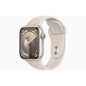 Apple Watch S9/45mm/Starlight/Sport Band/Starlight/-S/M