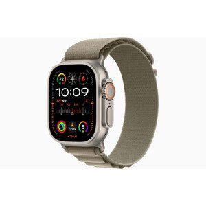 Apple Watch Ultra 2/49mm/Titan/Sport Band/Olive Alpine/Large