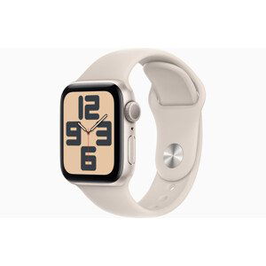 Apple Watch SE/40mm/Starlight/Sport Band/Starlight/-S/M