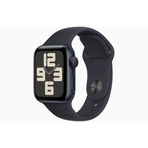 Apple Watch SE/40mm/Midnight/Sport Band/Midnight/-S/M