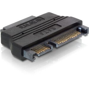 DeLock adaptér SATA 22pin samec -> Slim SATA 7+6pin samice