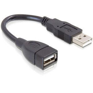 Delock USB 2.0 kabel, prodlužující A-A samec/samice 13 cm