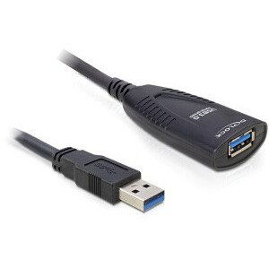 Delock USB 3.0 prodlužovací kabel A/A, samec/samice,délka 5m s aktivním zesílením