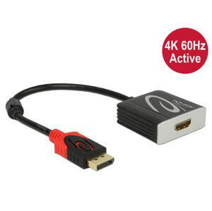 Delock Adaptér Displayport 1.2 samec > HDMI samice 4K 60 Hz aktivní