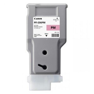 CANON PFI-206 - originální cartridge, foto purpurová, 300ml