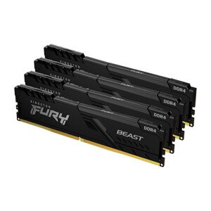 KINGSTON 32GB 3200MT/s DDR4 CL16 DIMM (Kit of 4) FURY Beast Black