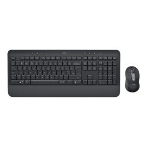 Logitech klávesnice s myší Wireless MK650 Signature - bezdrátová/Logitech bolt/Bluetooth/ CZ/SK/Graphitová