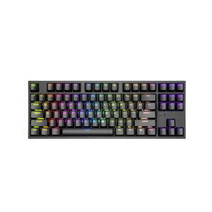 Genesis herní mechanická klávesnice THOR 404/RGB/Gateron Yellow Pro/Drátová USB/US layout/Černá