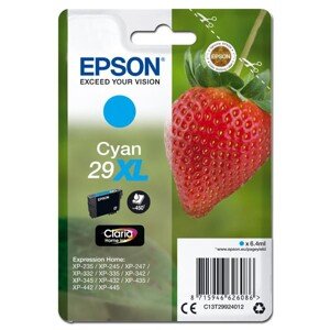 EPSON T2992 (C13T29924012) - originální cartridge, azurová, 6,4ml