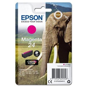 EPSON T2423 (C13T24234012) - originální cartridge, purpurová, 4,6ml