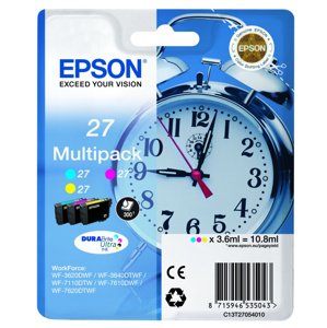 EPSON T2705 (C13T27054022) - originální cartridge, barevná, 3x3,6ml