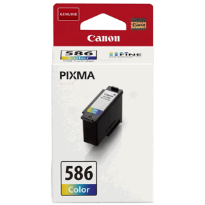 CANON CL-586-XL - originální cartridge, barevná, 3x300