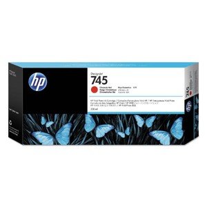 HP F9K06A - originální cartridge HP 745, červená, 300ml