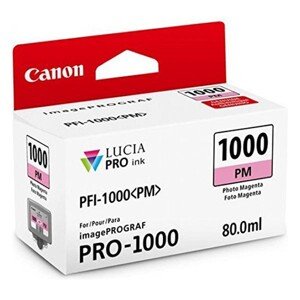 CANON PFI-1000 - originální cartridge, foto purpurová, 3755 stran