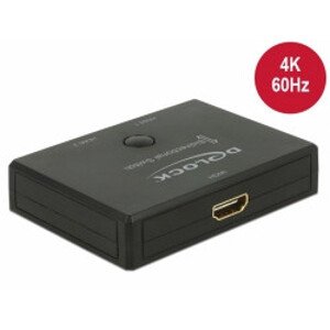 Delock HDMI 2 - 1 obousměrný Switch 4K 60 Hz