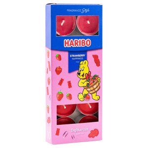 Haribo Čajové svíčky Strawberry Happiness, 10 ks