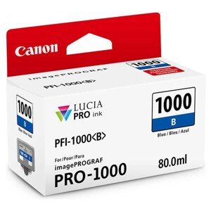 CANON PFI-1000 - originální cartridge, modrá, 4875 stran