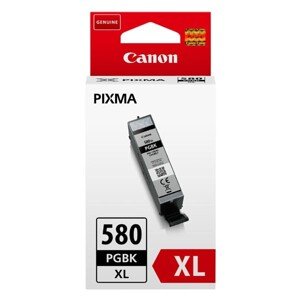 CANON PGI-580 BK - originální cartridge, černá, 18,5ml