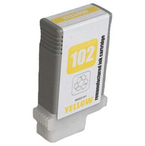 CANON PFI-102 Y - kompatibilní cartridge, žlutá, 130ml