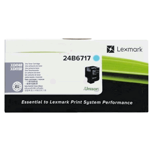 LEXMARK 24B6717 - originální toner, azurový