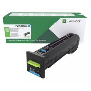 LEXMARK 72K20C0 - originální toner, azurový, 8000 stran