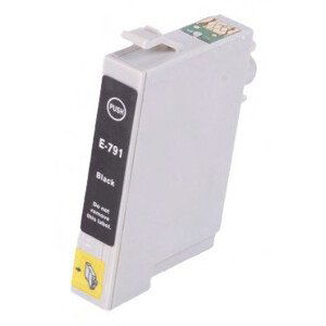 EPSON T0791 (C13T07914010) - kompatibilní cartridge, černá, 18ml