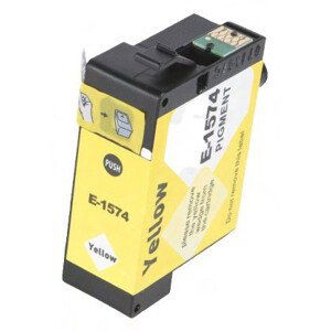EPSON T1574 (C13T15744010) - kompatibilní cartridge, žlutá, 29,5ml