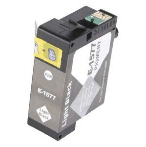 EPSON T1577 (C13T15774010) - kompatibilní cartridge, světle černá, 29,5ml