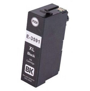 EPSON T3591-XL (C13T35914010) - kompatibilní cartridge, černá, 45ml