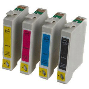 MultiPack EPSON T0895 (C13T08954020) - kompatibilní cartridge, černá + barevná, 1x15ml/3x13,5ml