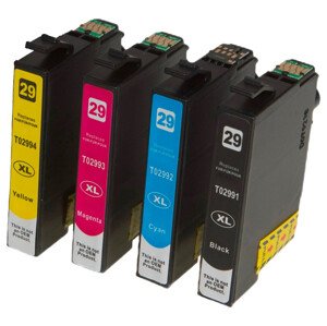 MultiPack EPSON T2996 (C13T29964012) - kompatibilní cartridge, černá + barevná, 4x15ml