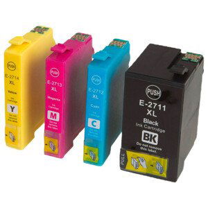 MultiPack EPSON T2711-XXL, T2715-XXL - kompatibilní cartridge, černá + barevná, 1x32ml/3x18ml