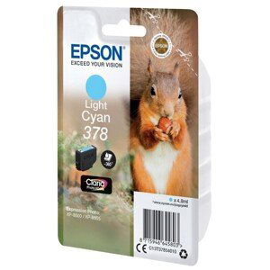 EPSON T3785 (C13T37854010) - originální cartridge, světle azurová, 4,8ml