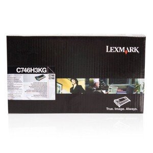 LEXMARK C746H3KG - originální toner, černý