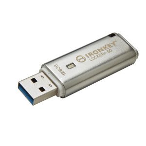 KINGSTON 256GB IronKey Locker Plus 50 AES Encryption, USBtoCloud