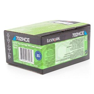 LEXMARK 70C2HCE - originální toner, azurový, 3000 stran