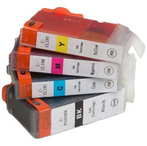 MultiPack CANON PGI-5, CLI-8 - kompatibilní cartridge, černá + barevná, 1x29ml/3x16ml