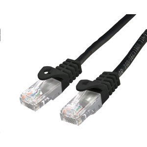 C-TECH Kabel patchcord Cat6, UTP, černý, 0,5m