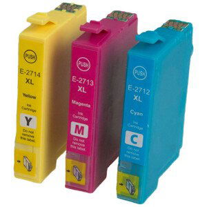 MultiPack EPSON T2715-XXL (C13T27154012) - kompatibilní cartridge, barevná, 3x18ml