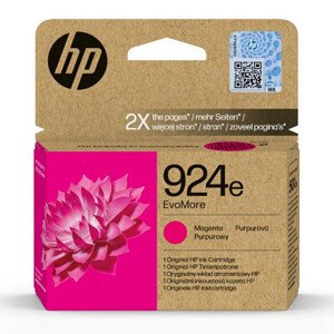 HP IHP4K0U7NEXG - originální cartridge HP 924e, purpurová, 800 stran