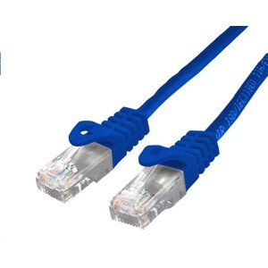 C-TECH Kabel patchcord Cat6, UTP, modrý, 1m