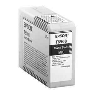 EPSON T8508 (C13T85080N) - originální cartridge, matně černá, 80ml