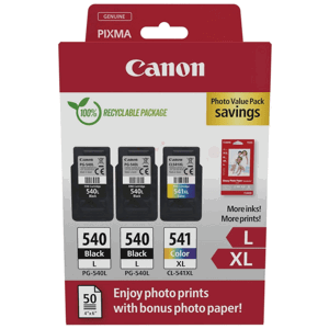 CANON PG-540-Lx2/CL541XL - originální cartridge, černá + barevná