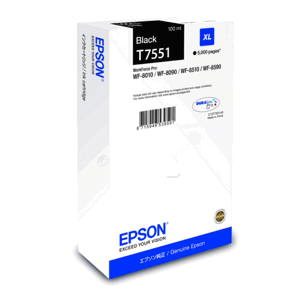 EPSON T7551 (C13T75514N) - originální cartridge, černá, 5000 stran