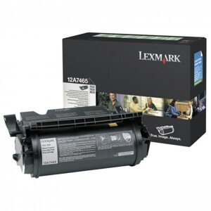 LEXMARK 12A7465 - originální toner, černý, 32000 stran